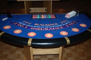 blackjack table image
